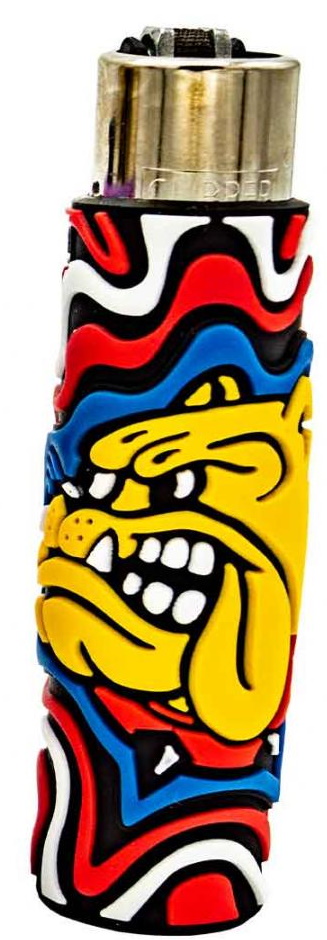 Briquet Clipper PVC Cover The Bulldog Amsterdam