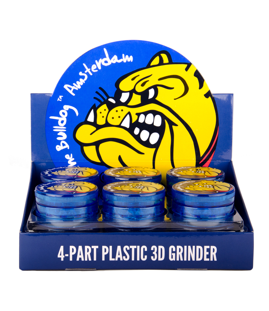 Grinder plastique 4 parties The Bulldog Amsterdam – Image 3