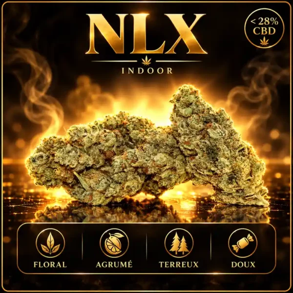 NLX CBD Indoor fleur CBD suisse premium