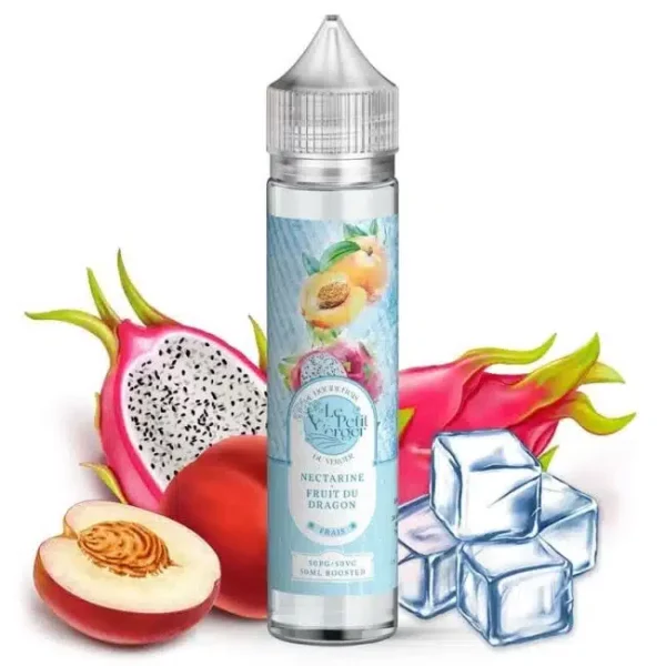E-liquide Le Petit Verger – Nectarine Fruit du Dragon longfill 50ml (Nectarine, Fruit du Dragon, Frais, Ice)