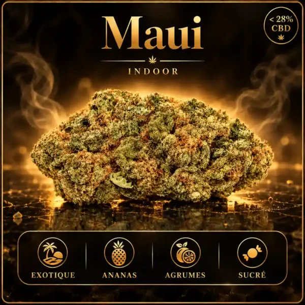 Maui CBD Indoor fleur CBD premium